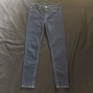 H&M Blue Jeans Skinny High Waist 31 x 30